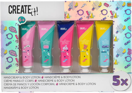 Opret det! poptastic håndcreme bodylotion 5-pak