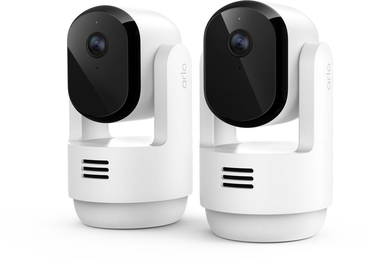 Arlo Essential3 HD PTZ indendørs sikkerhedskamera, 2-kamera