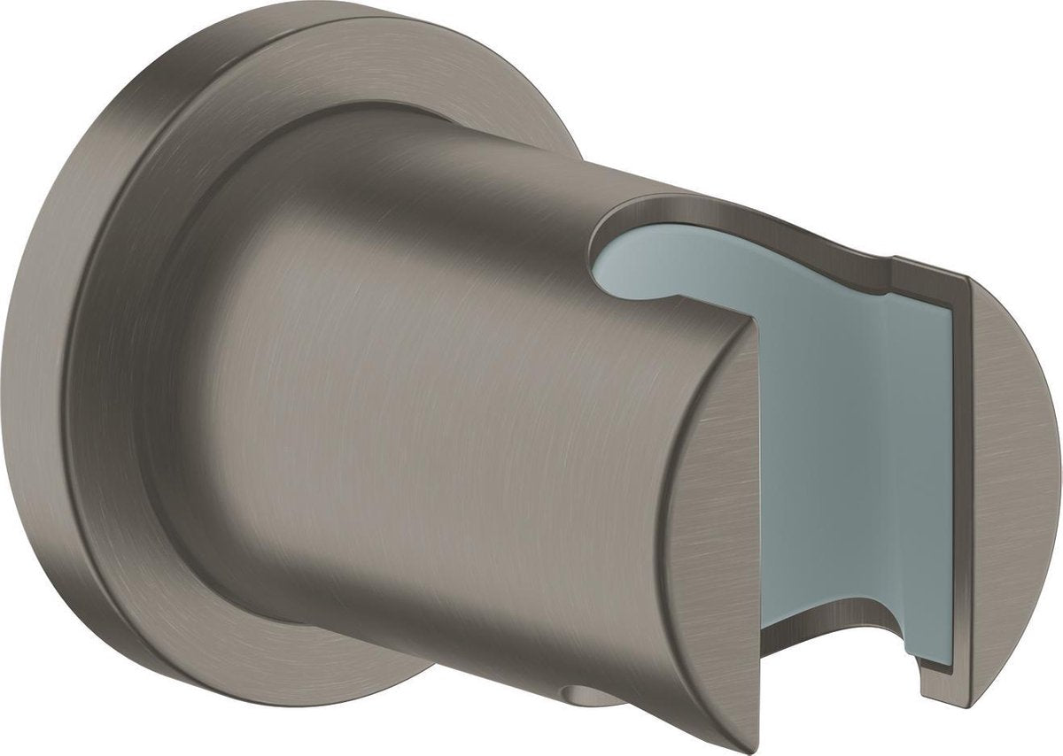 Grohe rainshower væg bruseholder - rund - blød grafit (mat sort) - 27074al0