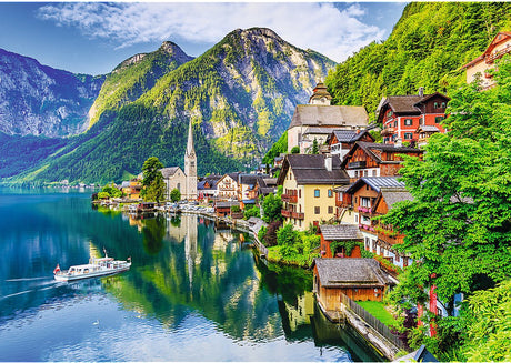 Trefl puslespil hallstatt østrig - 1000 brikker puslespil landskab.