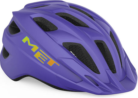 Med crackerjack mips cykelhjelm drenge piger - cykelhjelm børn - størrelse unisize (52-57cm) - lilla mat