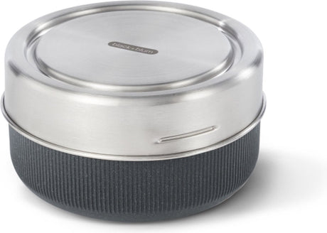Sort blum sort+blum glas madkasse - skål - 750ml - grå