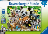 Ravensburger puslespil wildlife selfie 300 brikker