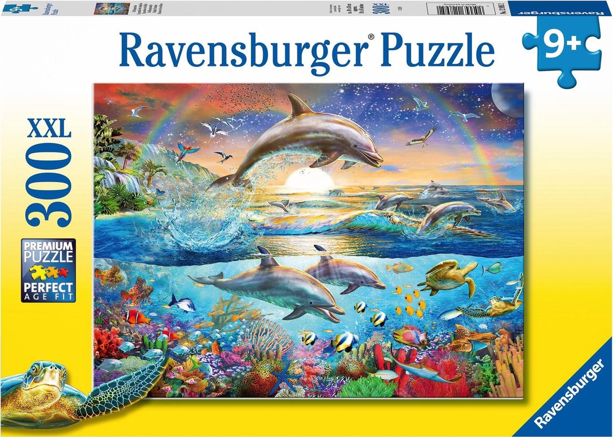 Ravensburger puslespil delfinparadis - puslespil - 300 brikker