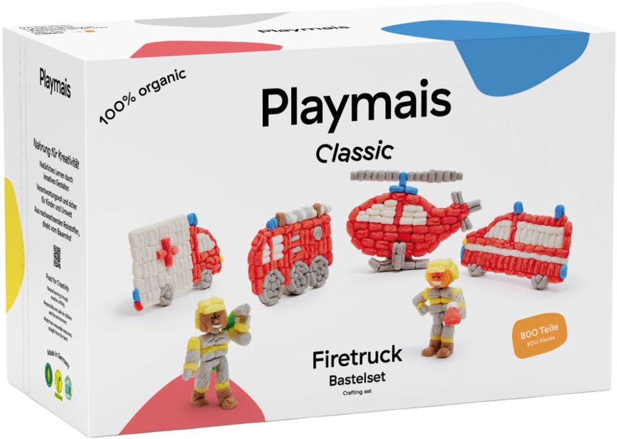 Playmais klassiske brandvæsen - 800 stk
