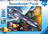 Ravensburger puslespil mission i rummet - puslespil - 100 brikker