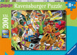 Ravensburger puslespil scooby doo håndteret spil - puslespil - 200 brikker