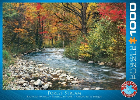 Eurographics - bosbeek [skovstrøm] - 1000 brikker 68×48cm (b×h) - puslespil