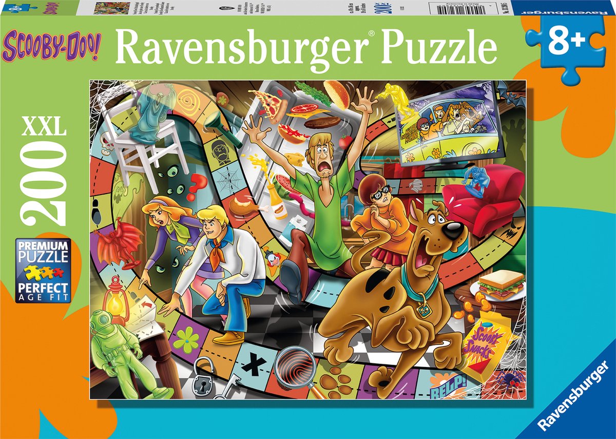 Ravensburger puslespil scooby doo håndteret spil - puslespil - 200 brikker