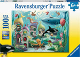 Ravensburger puslespil magisk undervandsverden - puslespil - 100 brikker