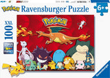 Ravensburger puslespil pokemon - puslespil - 100xxl brikker