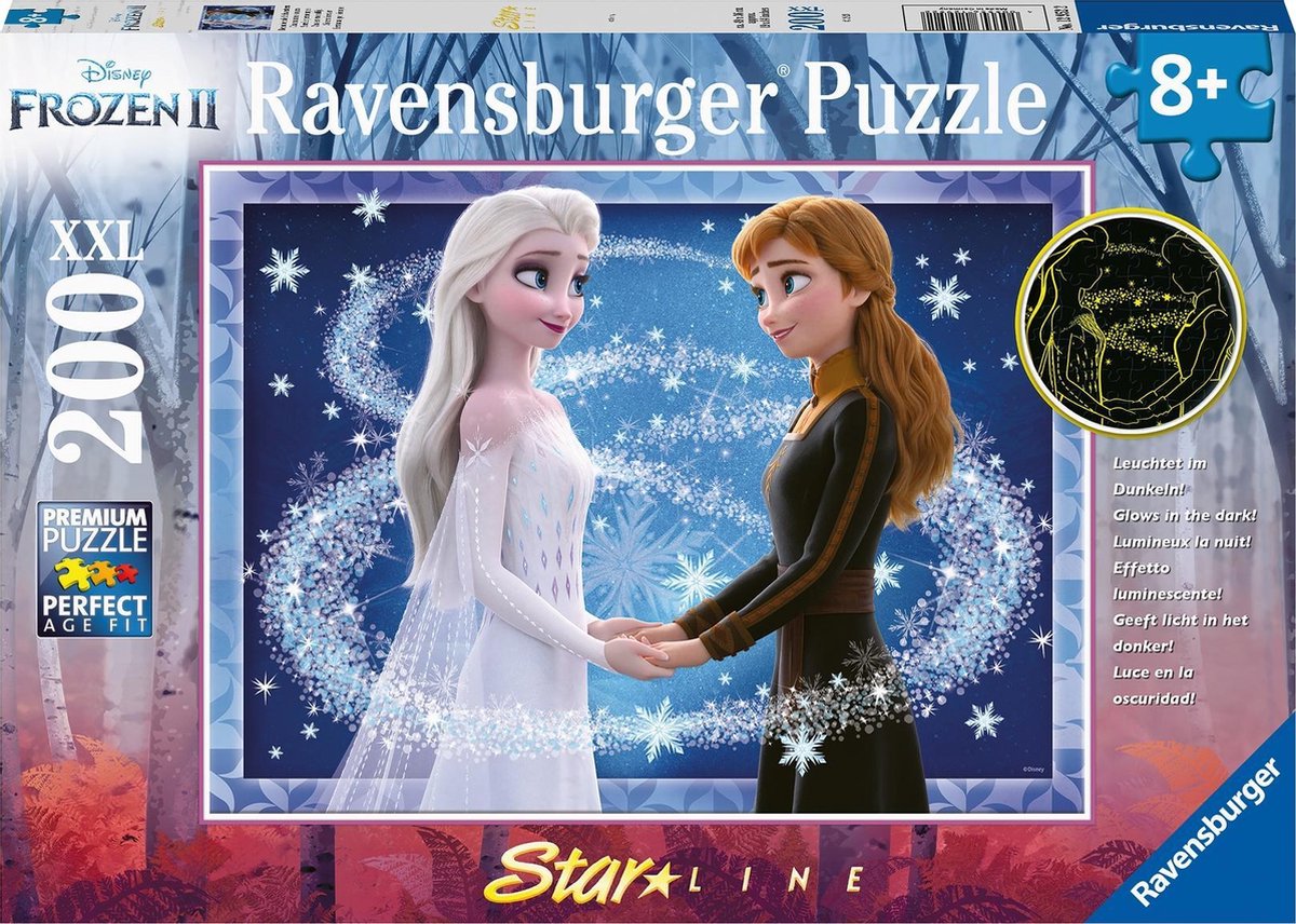 Ravensburger puslespil Disney frozen starline sisters forever - puslespil - 200 brikker
