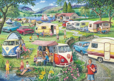 House of puzzles puslespil god ferie 1000 stykker rustikt landskab.