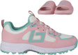 Brabo tribute junior turf hockeyschoenen light pink aqua met slides