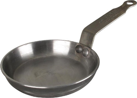 Debuyer de buyer mineral b blini pande 12 cm – stålplade stegepande – pfas-fri – velegnet til induktion – fremstillet i Frankrig