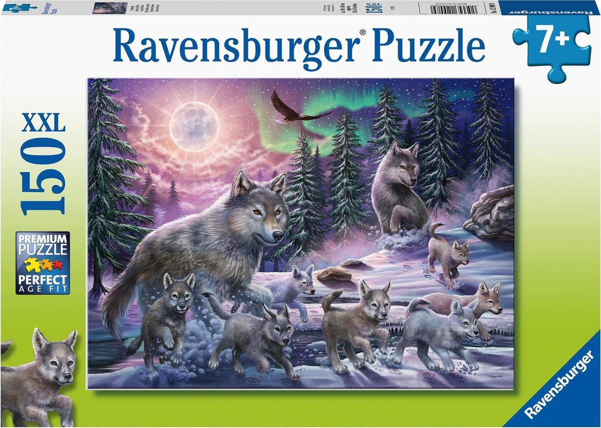 Ravensburger puslespil nordlige ulve - puslespil - 150 brikker