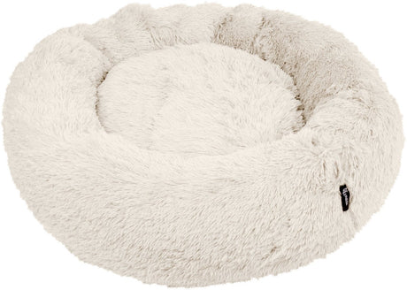 District 70 fuzz donut hondenmand - merengue - extra large ø 100 cm