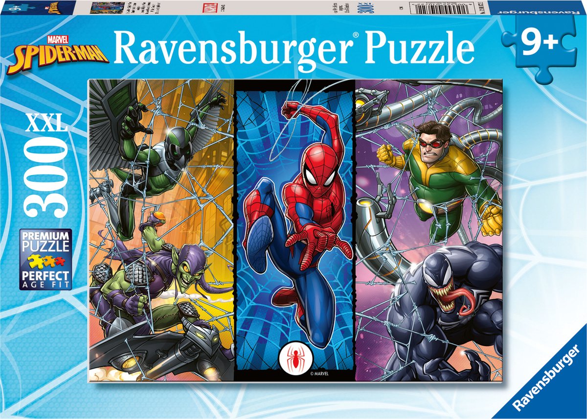 Ravensburger puslespil marvel spiderman - puslespil - 300 xl brikker