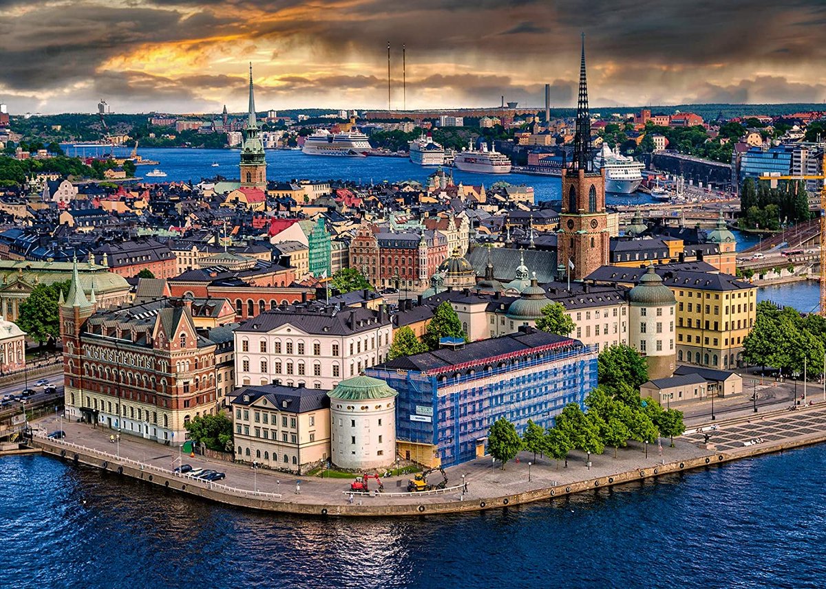 Ravensburger puslespil Stockholm - 1000 brikker puslespil.