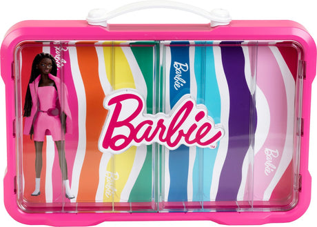 Klein legetøjs barbie-indsamlingsetui - 58x9,4x43 cm - barbiedukker medfølger ikke - flerfarvet