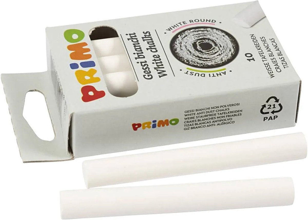Creativ virksomhed https: www.cchobby.nl tavle kridt-l-8-cm-d-10-mm-white-10-piece-1-box