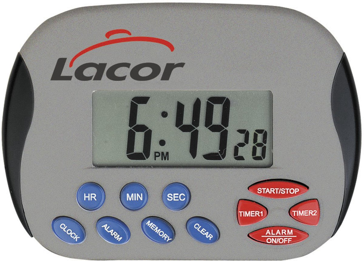 Lacor elektronisk timer - med lyd