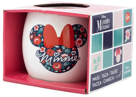 Stor disney minnie mouse keramisk globuskrus 380 ml gaveæske