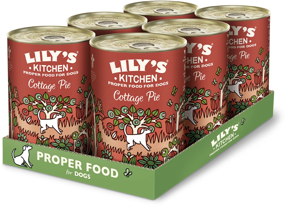 Lilys køkken - hundefoder - vådfoder - sommerhustærte - 6 x 400g