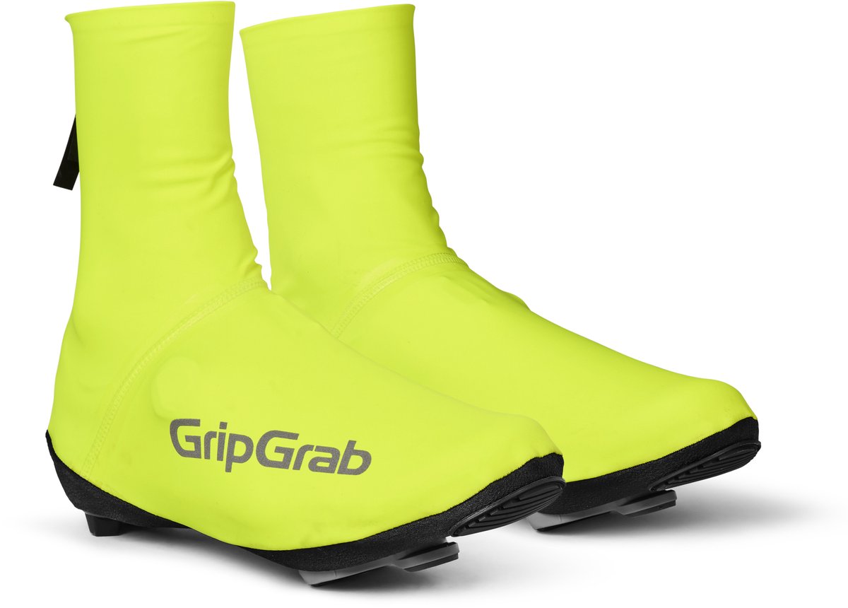 Gripgrab - pacr vandtætte cykelovertrækssko vandtætte racercykel regncykelovertrækssko - unisex - gul hi-vis