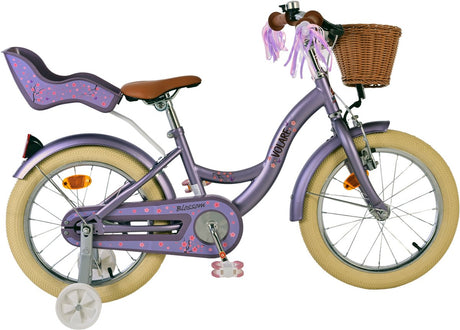 Volare blossom børnecykel - piger - 16 tommer - lilla