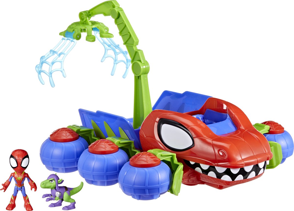 Hasbro marvel spidey og hans fantastiske venner dino webs kranbil