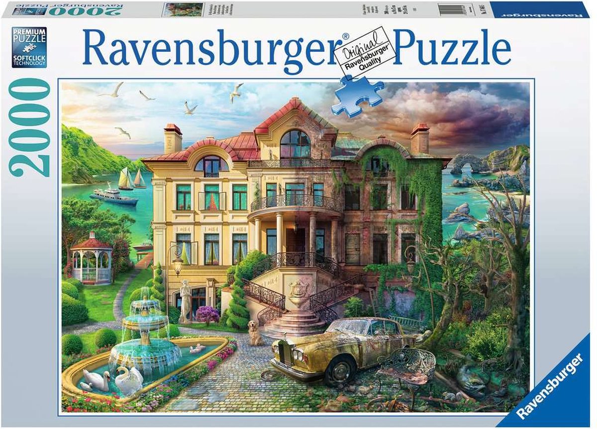 Ravensburger Jigsaw Puzzle Country House over tid, 2000st.