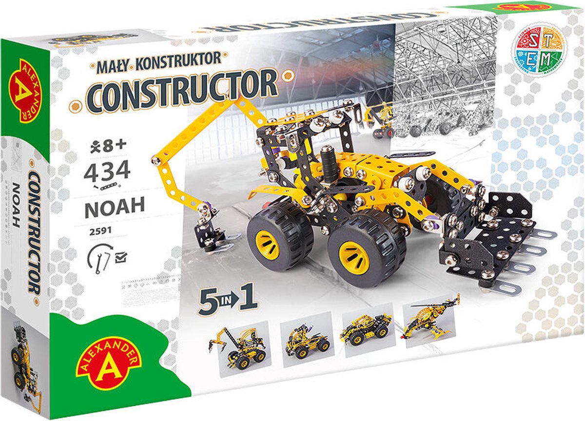 Alexander legetøj alexander legetøj constructor pro - noah - 434stk