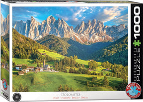 Eurographics - dolomitterne, Italien - 1000 brikker 68×48cm (b×h) - puslespil