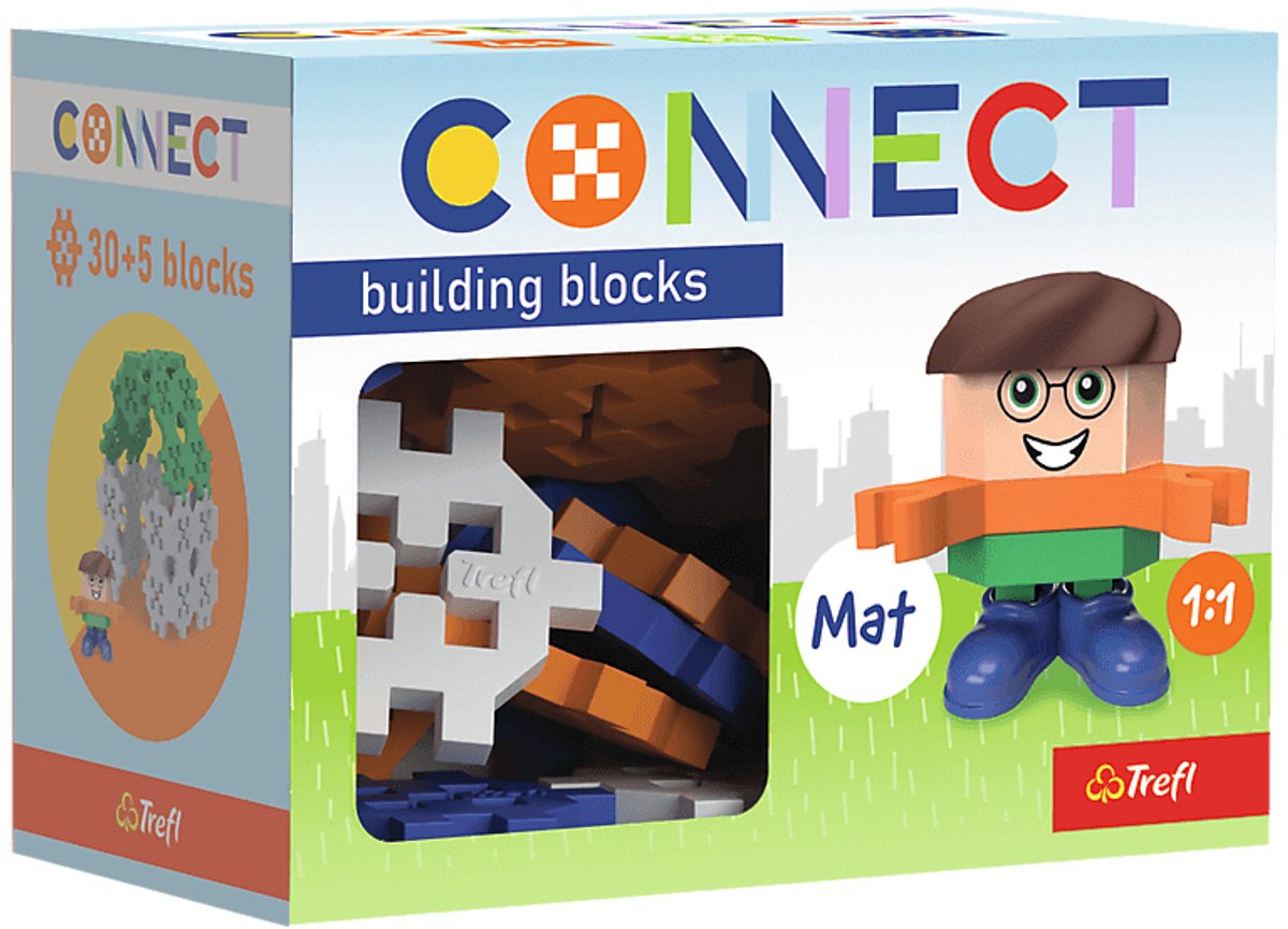 Trefl connect connect | byggeklodser måtte 35 stk