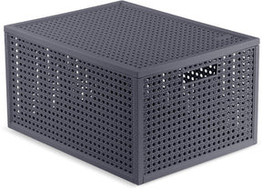 Curver kaya opbevaringskurv - 20l - 37,6x30x20,7 cm - antracit