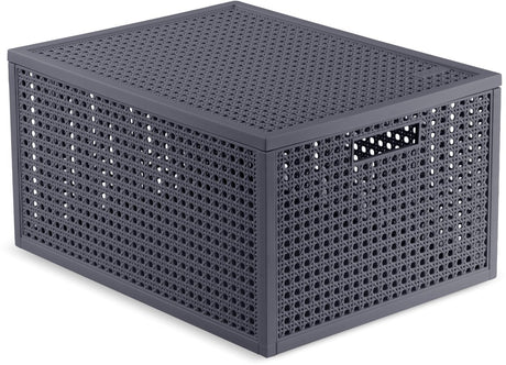 Curver kaya opbevaringskurv - 20l - 37,6x30x20,7 cm - antracit