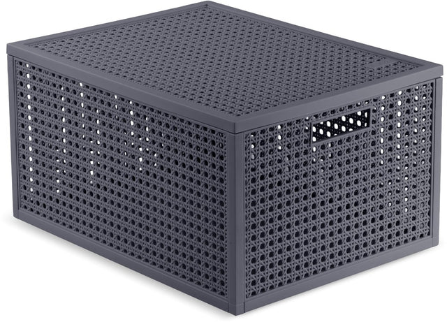 Curver kaya opbevaringskurv - 20l - 37,6x30x20,7 cm - antracit