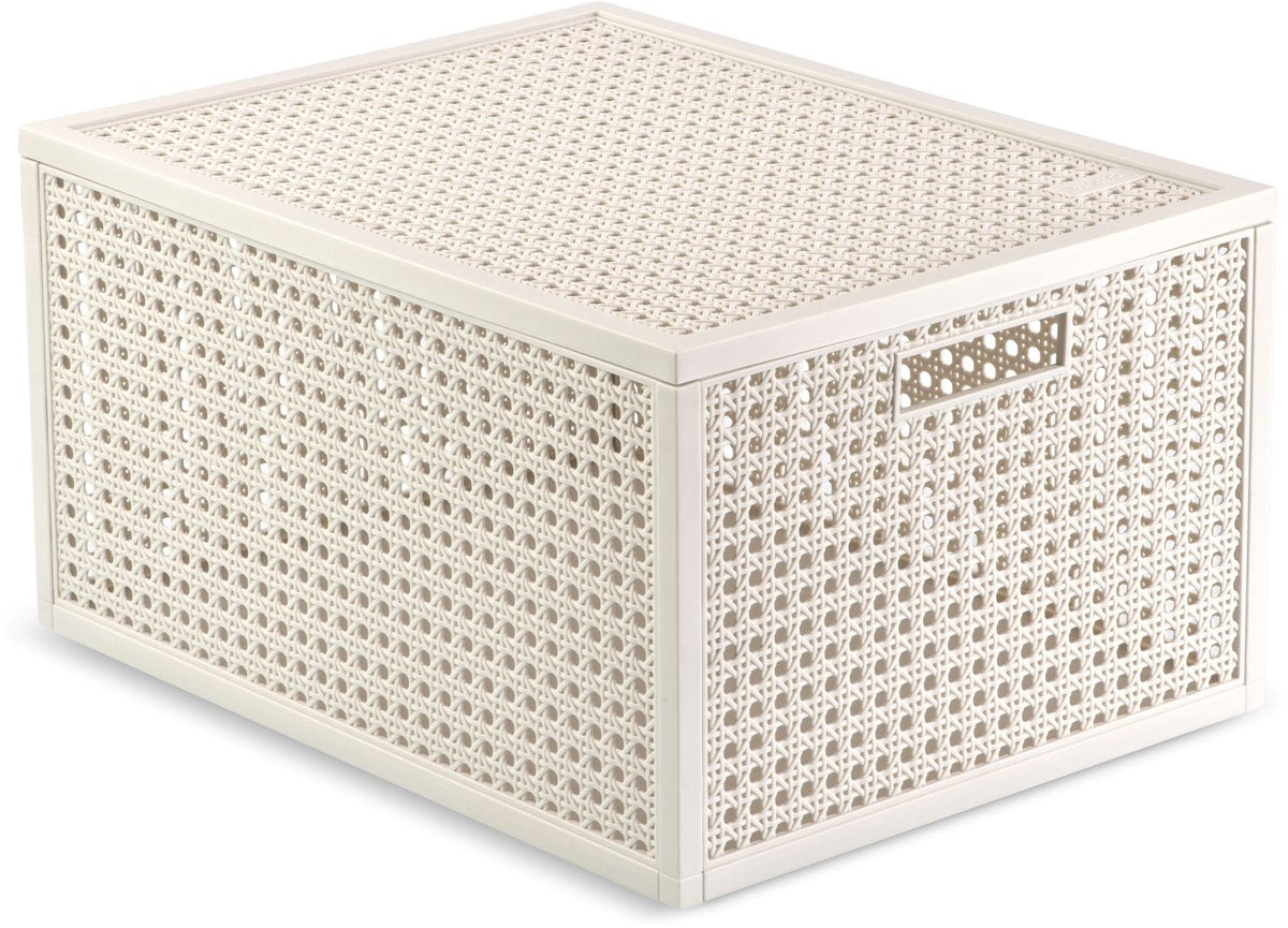 Curver kaya opbevaringskurv - 20l - 37,6x30x20,7 cm - hvid
