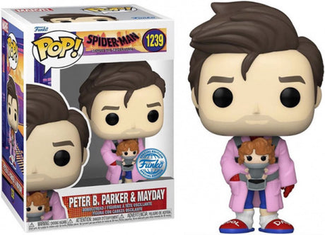 Funko pop! marvel: spider man - peter f. eksklusiv parker mayday