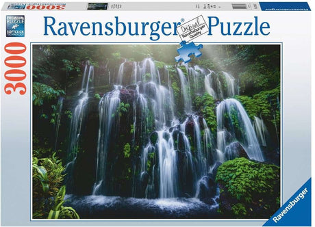 Ravensburger puslespil vandfald på Bali - puslespil - 3000 brikker