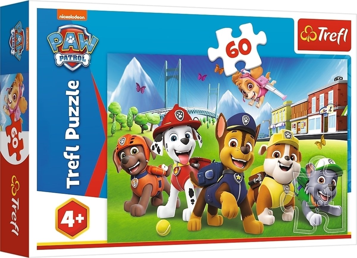 Trefl paw patrulje puslespil - 60 brikker