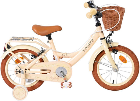 Volare Ashley børnecykel - piger - 14 tommer - creme - to håndbremser