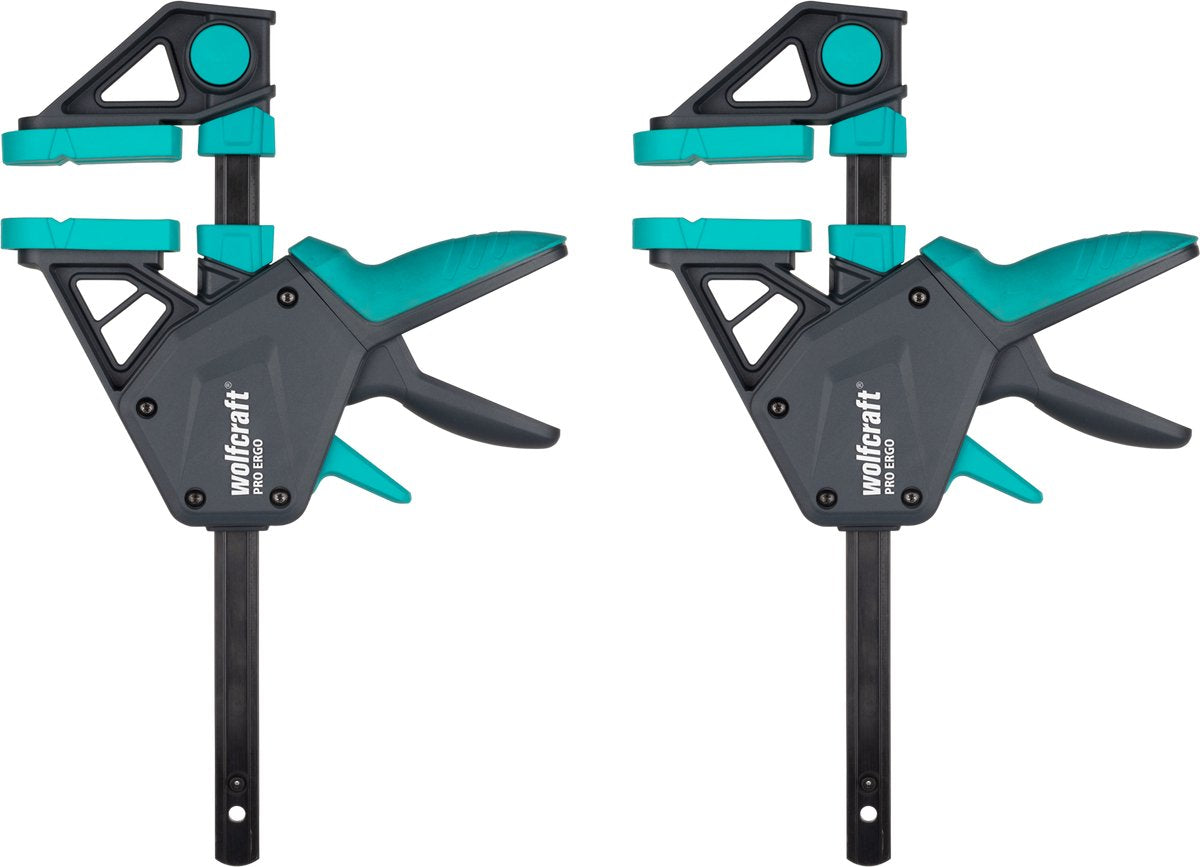 Wolfcraft - 2 limklemmer pro ergo, 150 mm - 8675060