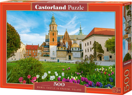 Castorland Wawel Slot i Krakow, Polen – puslespil – 500 brikker – satin finish – perfekt pasform – europæisk kvalitet