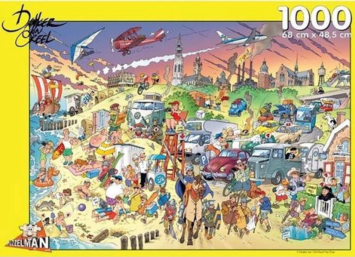 Puzzleman puslespil - strand - danker jan (1000)