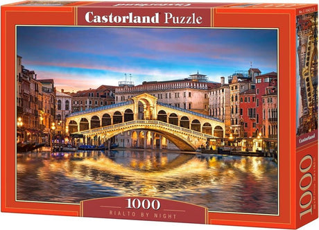 Castorland rialto by night – puslespil – 1.000 brikker – satin finish – perfekt pasform – europæisk kvalitet