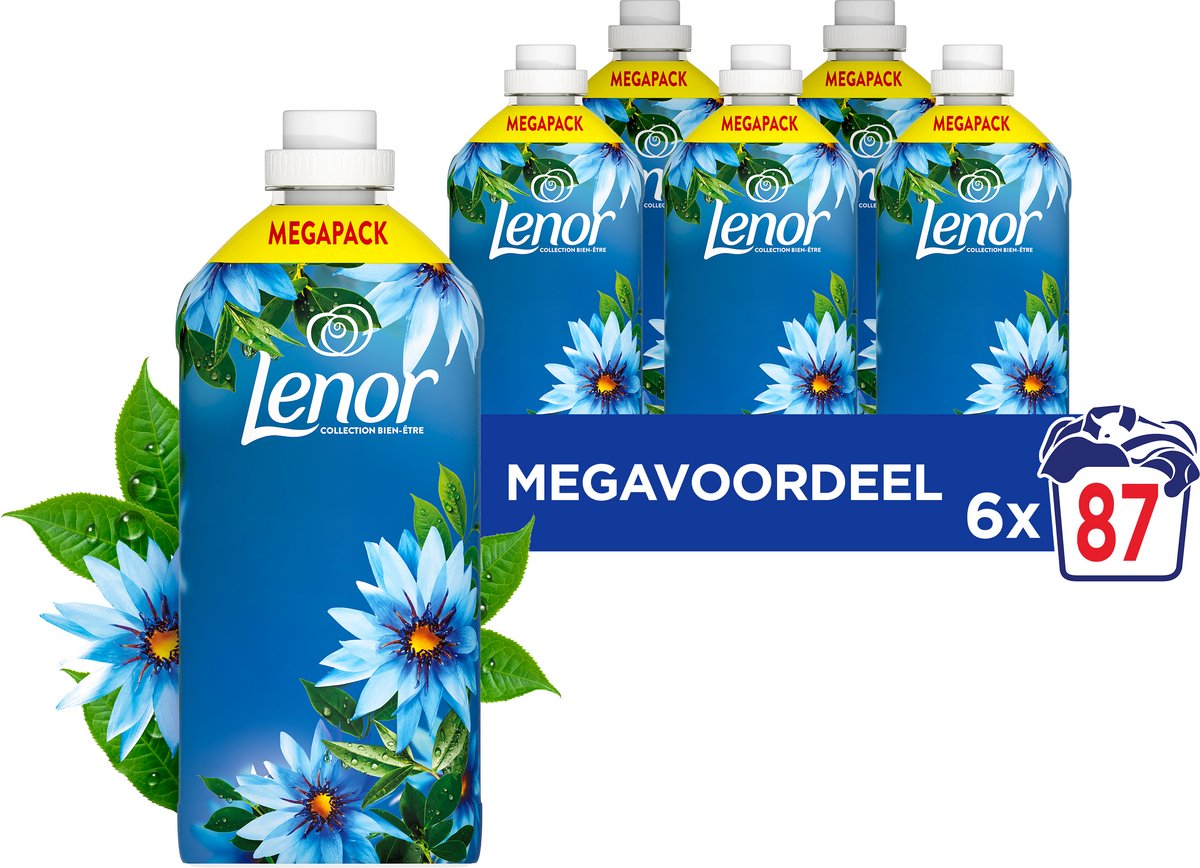 Lenor skyllemiddel sea breeze - 6 x 87 vaske
