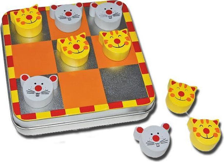 Lille fod - tic tac toe kat og mus spil