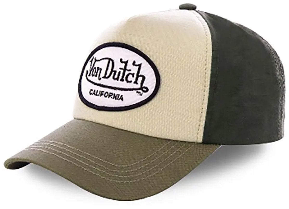 Von dutch - snapback baseballkasket toi1 | én størrelse | justerbar | trykknapper - beige